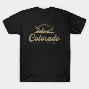 USA, Mountain states, Colorado Gold classic T-Shirt